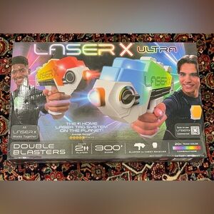 LASER  X ULTRA DOUBLE BLASTERS 2 PLAYERS LASER TAG GAMING SYSTEM